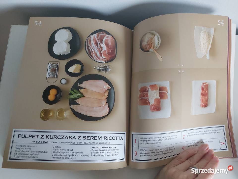 książka kucharska kuchnia włoska Gotowanie krok wielkopolskie Poznań