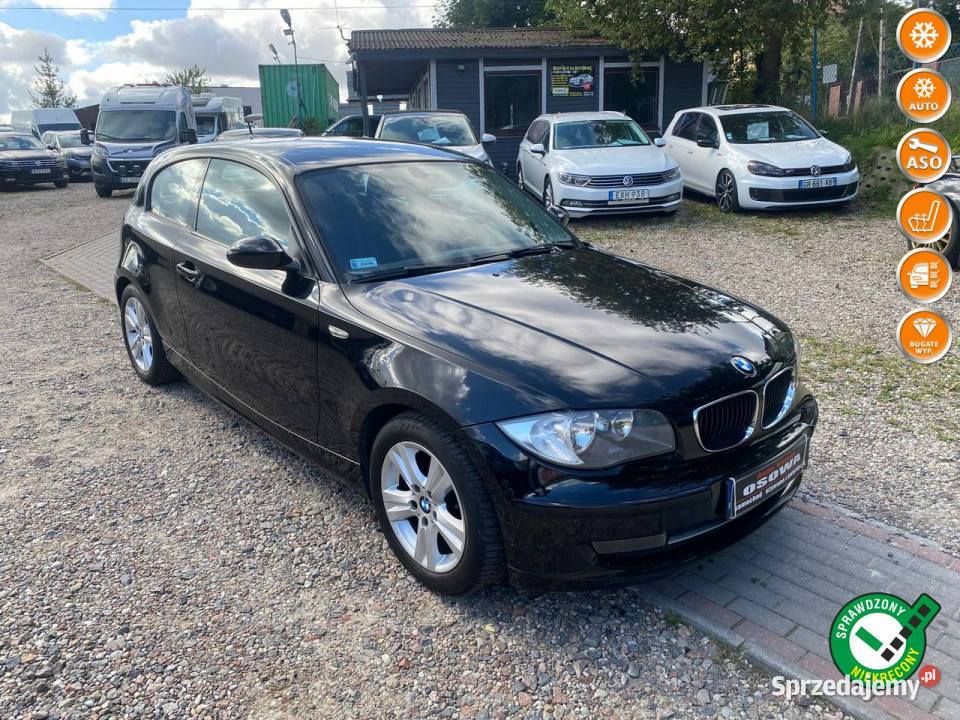 BMW 118 20i 143 klimatronik ładny stan zadbany czujnik deszczu BMW Gdańsk