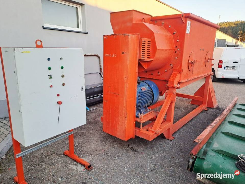 Wirówka susząca do tworzyw sztucznych KCBM 75 kW Produkcja Stary Sącz