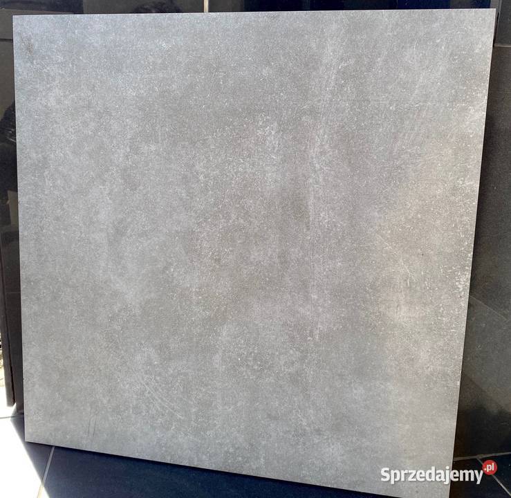Twardy szary gres 60x60 betonopodobny atest R10 łódzkie