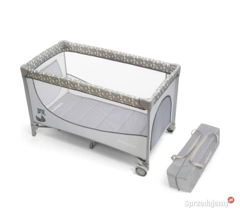 Babyono Łóżeczko turystyczne Basic Szare 2 wielkopolskie Poznań