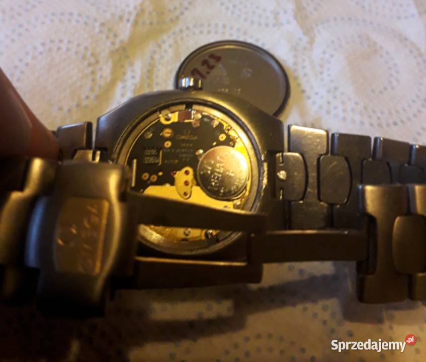 TytanowoZłoty 18k ZegarekOmega Seamaster Poraj sprzedam