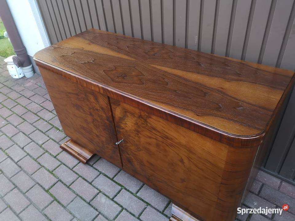 Komoda ARTDECO RTV Niska 130 Orzech Zgrabna Swarzędz