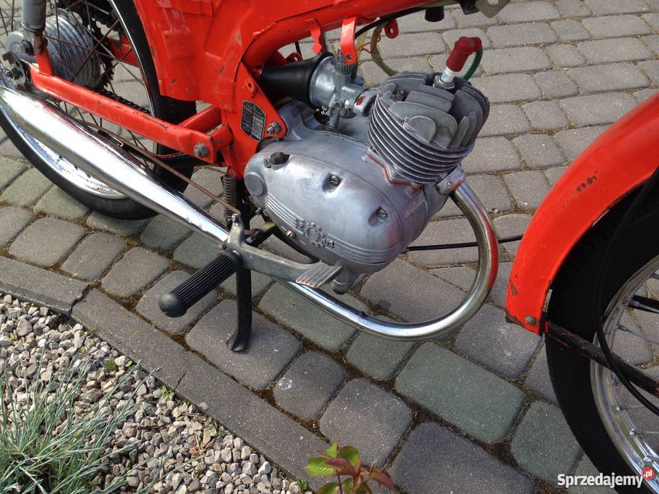 Motorower Komar zabytek PRL 1975 biegi w ręku mazowieckie Siedlce