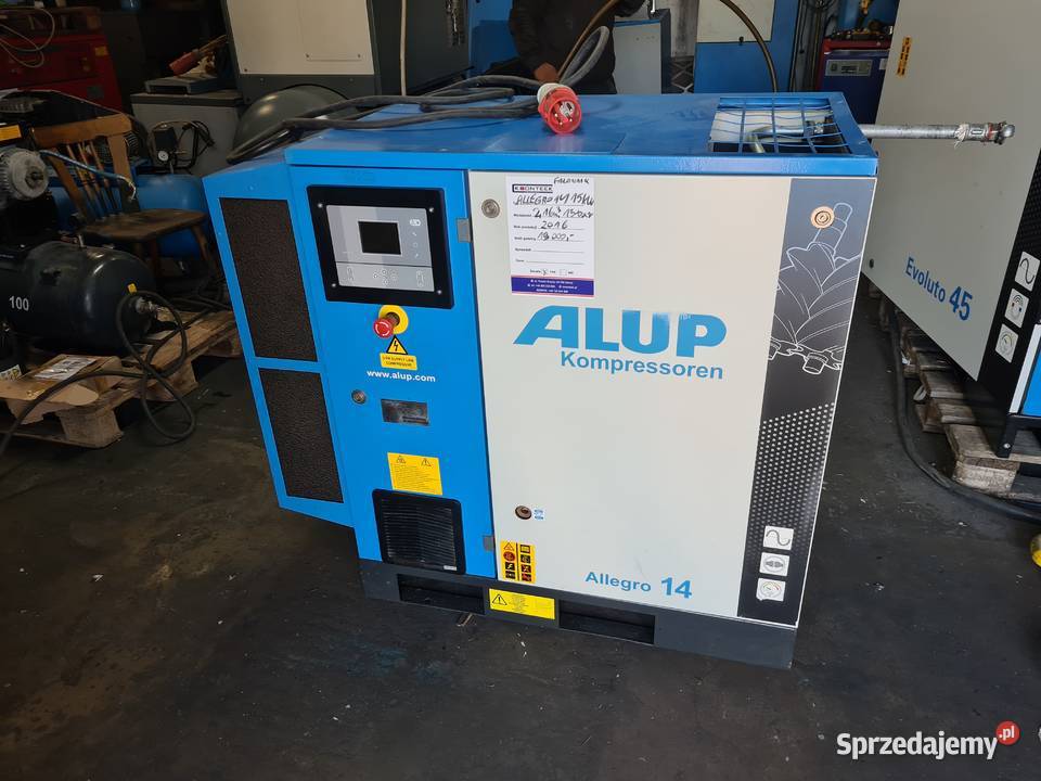 Kompresor śrubowy ALUP ALLEGRO 14 15 kw wielkopolskie