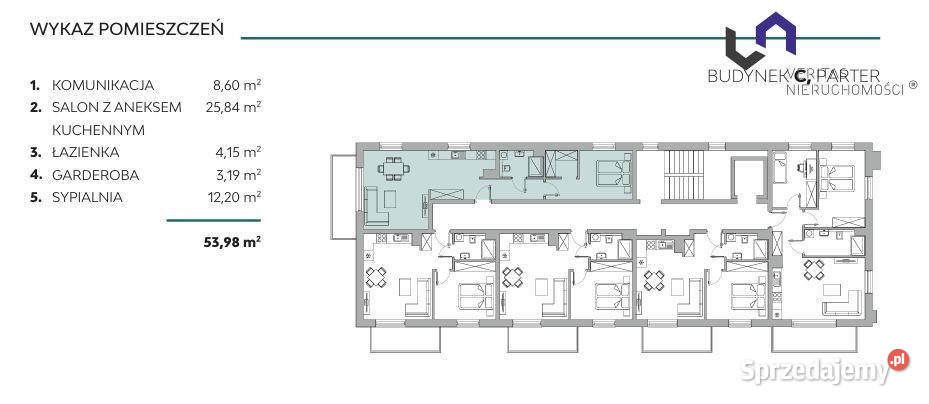 Mieszkanie 5322m2 2pokojowe BielskoBiała apartamentowiec sprzedam