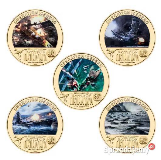 Kolekcjonerski zestaw monet medali Warszawa