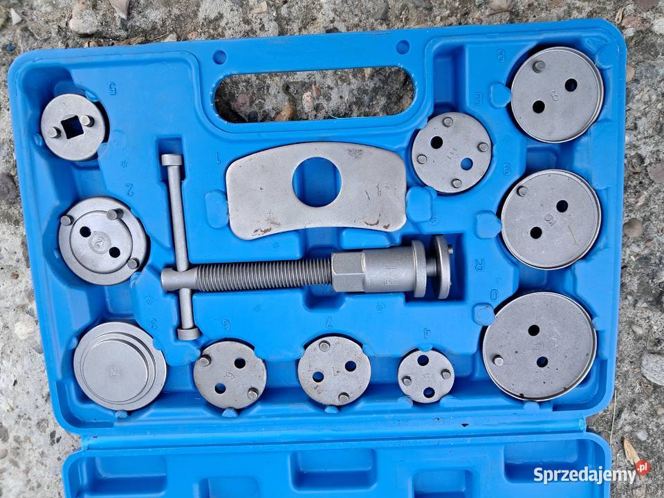 Zestaw do wyciskania tłoczków hamulcowych 12 ele Serwis układu hamulcowego Częstochowa
