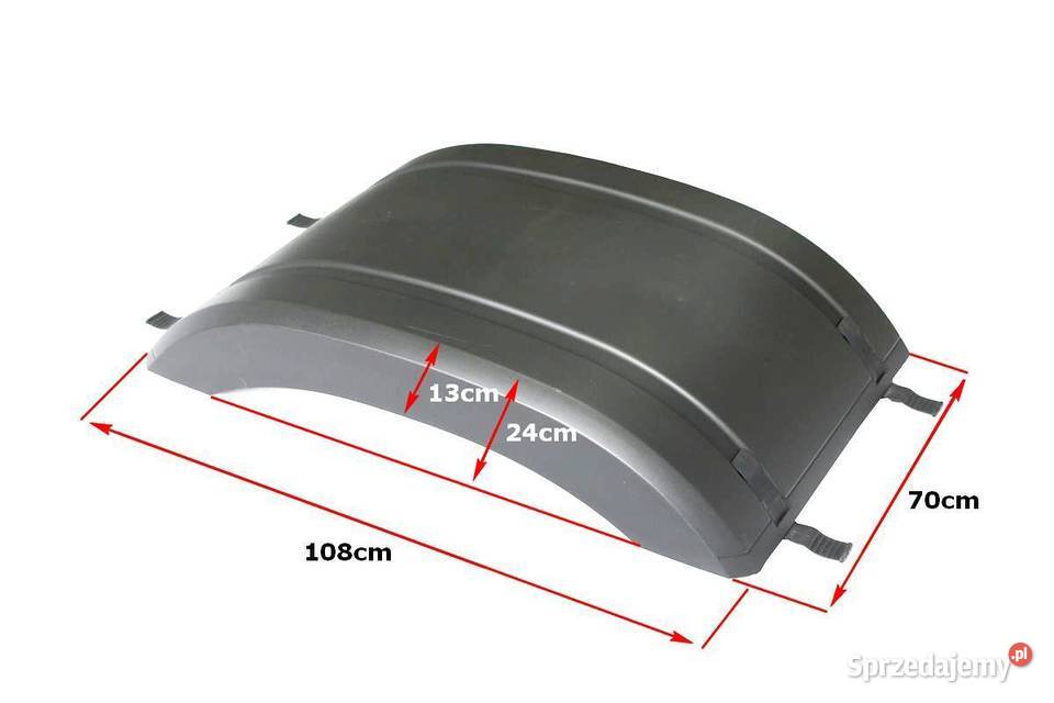 MERCEDES ACTROS MP4 MP5 BŁOTNIK NADKOLE TYŁ Bieleń