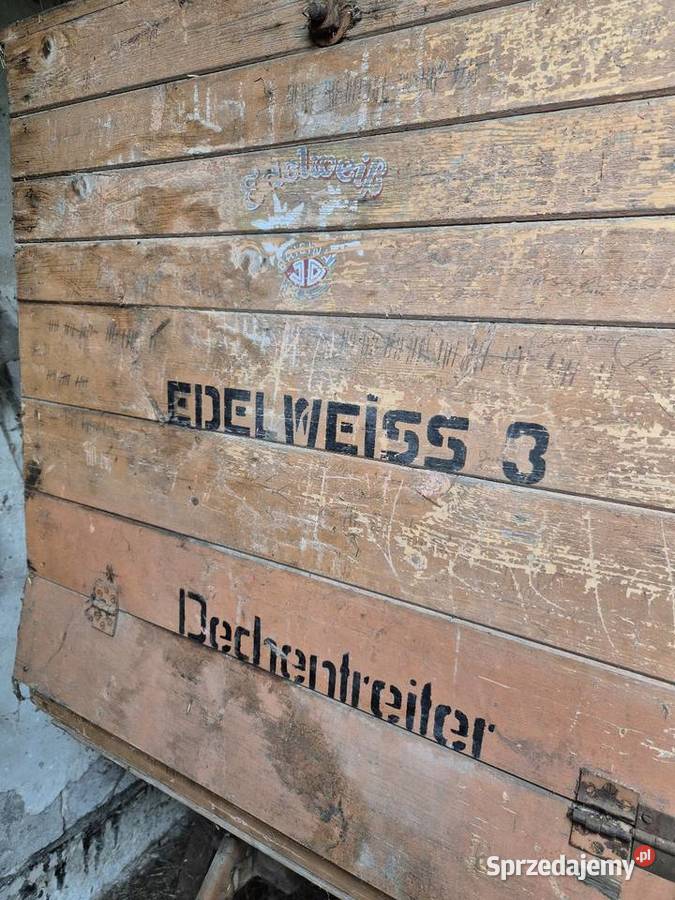 Przedwojenna młocarnia Dachentreiter Zawoja