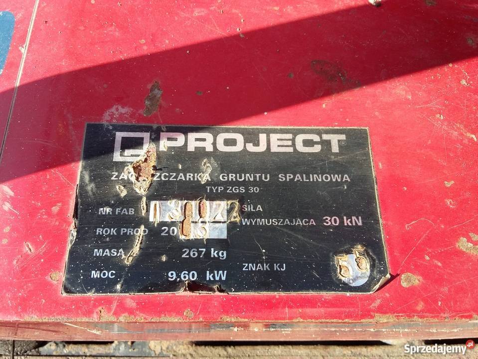 zagęszczarka gruntu ZGS 30 Inne Inne Lubliniec