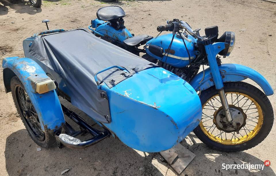 19 URAL IMZ 810330 z wózkiem 1987 dokumenty Ostrołęka