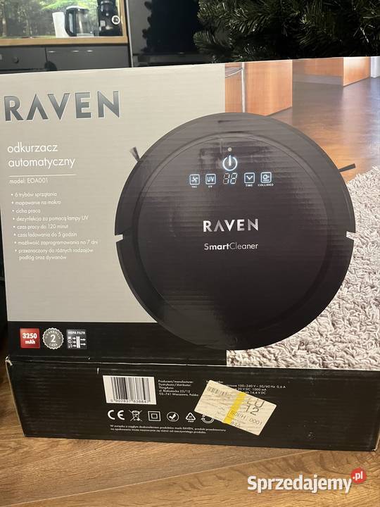 Robot sprzątający raven EOA001 pełny zestaw plus