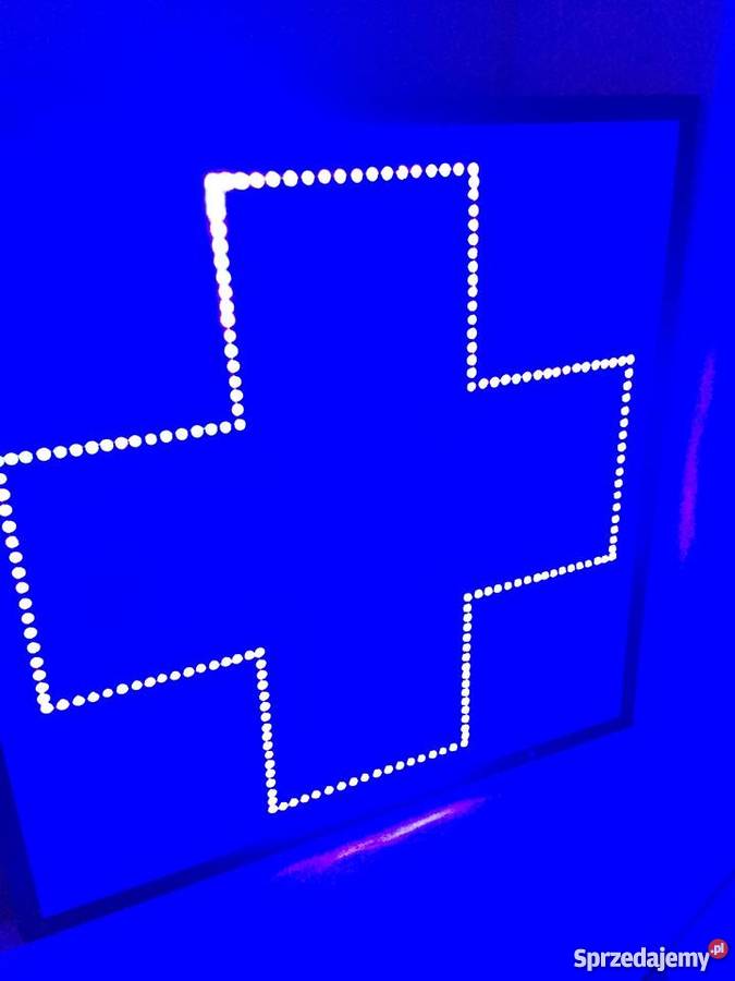Apteka reklama LED 80x80 zewnętrzna NOWA Pomiechówek