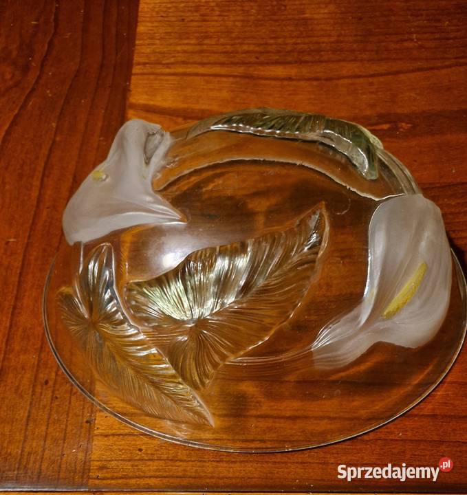 Oryginalna SALATERKAMISA szkłowypukły motyw