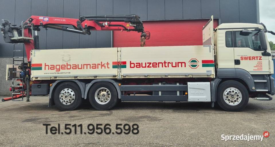 Budowlany do palet Skrzyniowy 6x2 z tylnym Warszawa