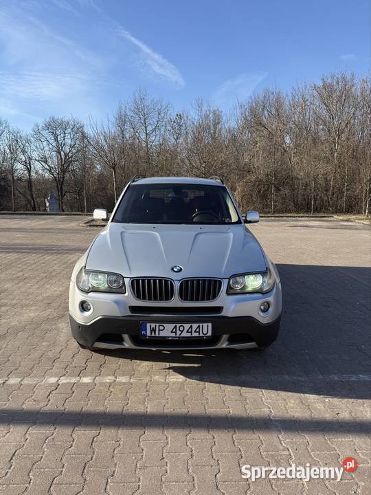 Bmw X3 4x4 20d 177 2009r tempomat Płock sprzedam