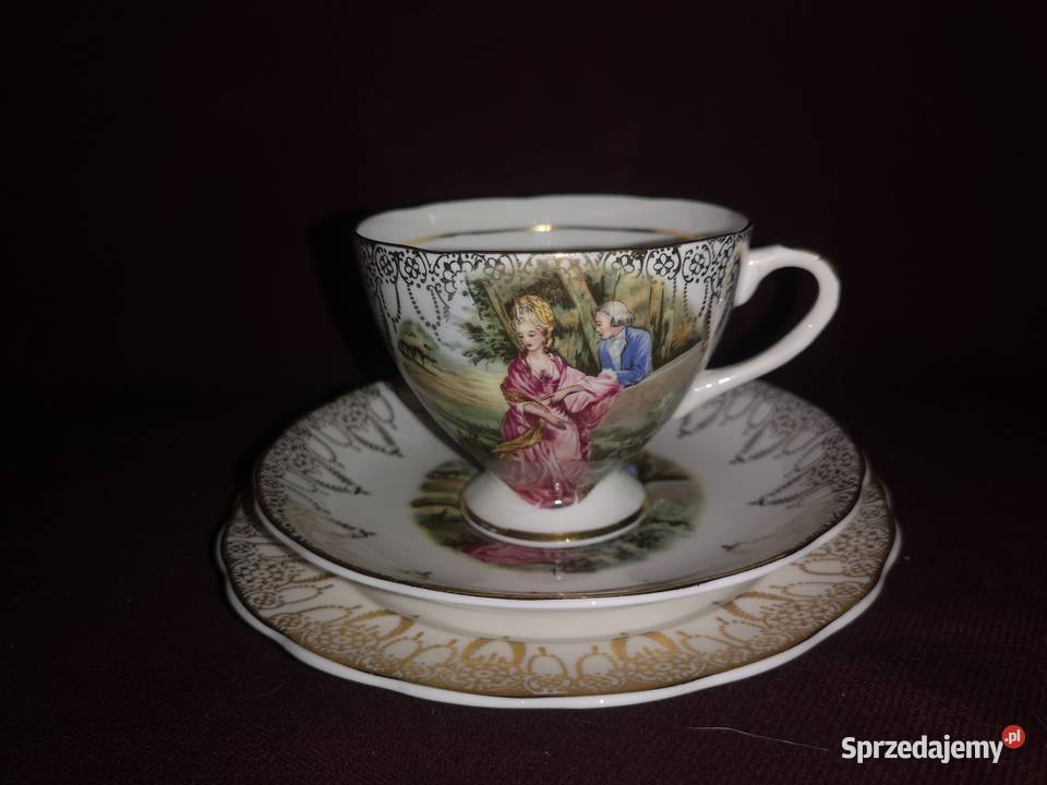 Filiżanka z talerzykiem deserowym Cobrige sprzedam