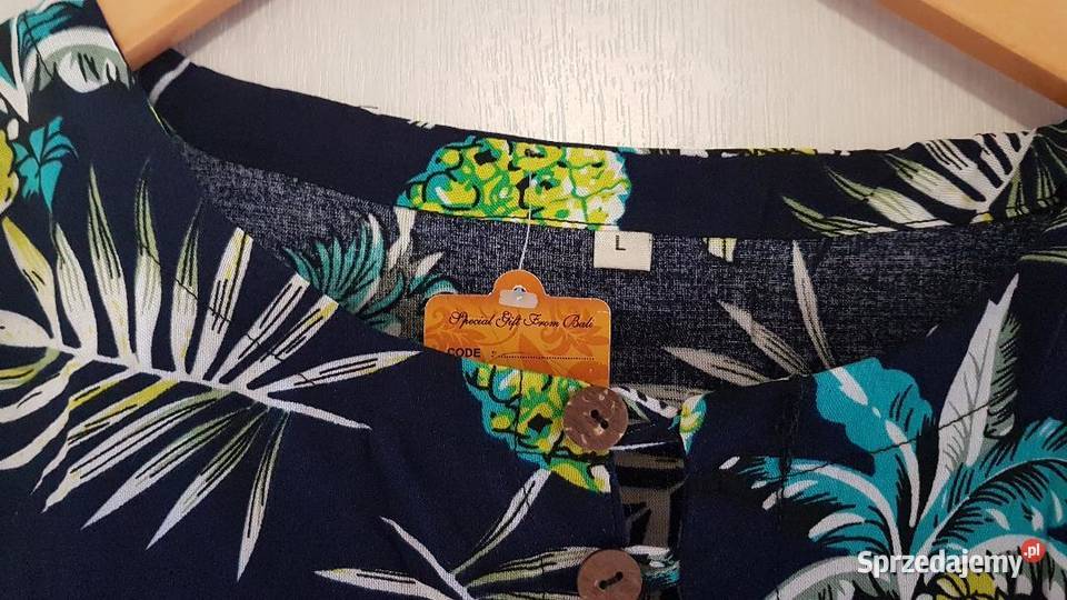 Tropikalny Koszula Plażowa z Bali Hippie Boho