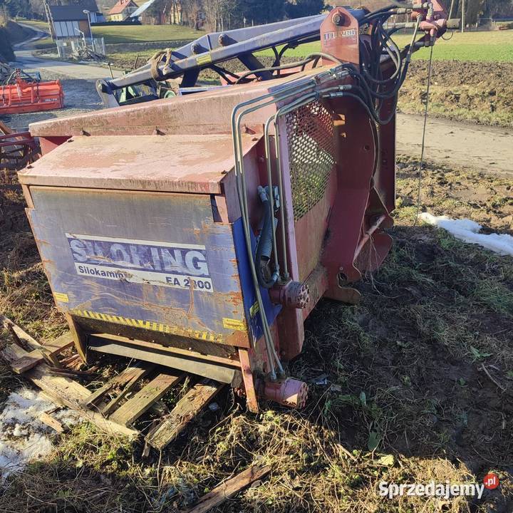 Wycinak ścielarka Siloking paszowóz z klapą Gorlice
