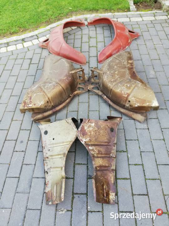 Fiat 125p nadkola zewnętrzne wewnętrzne fartuchy Olesno