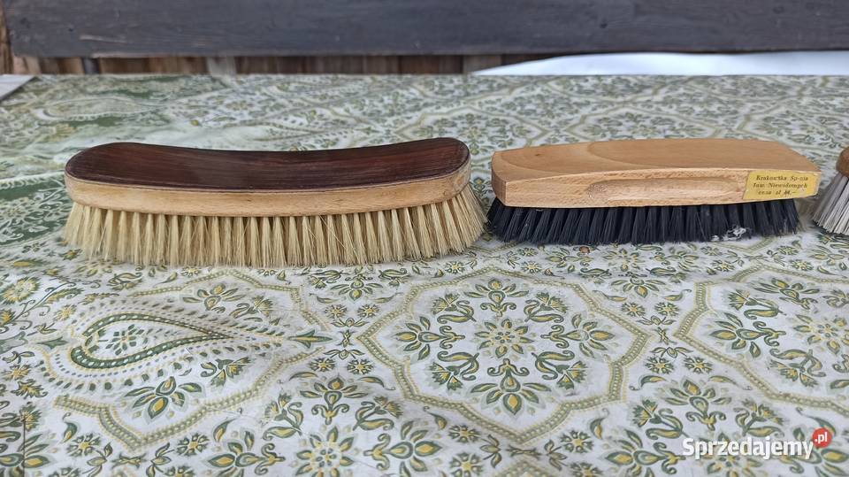 Stare szczotki kartacz do brody ubrań łódzkie Wieluń