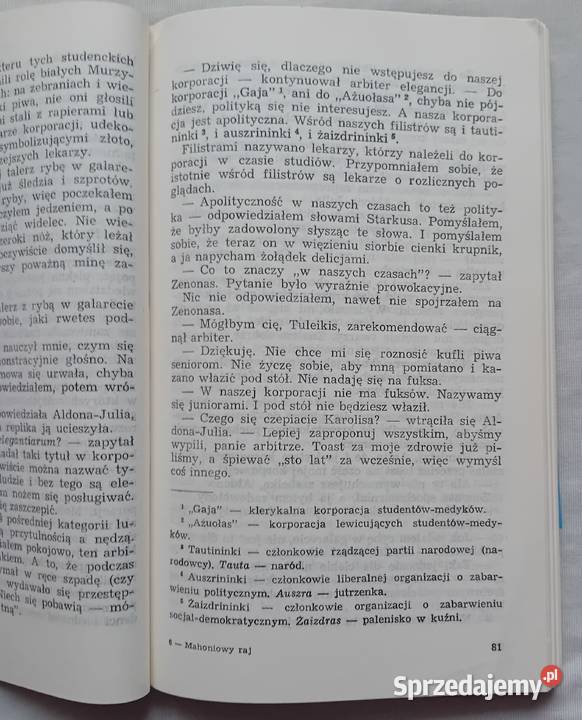 Vytautas SirijosGira Mahoniowy raj Wyd Koźminek