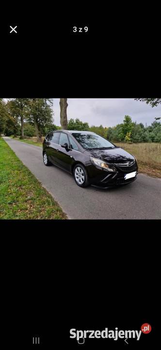 Opel Zafira 14 turbo 140 Rok produkcji 2012 Zafira Piekary Śląskie