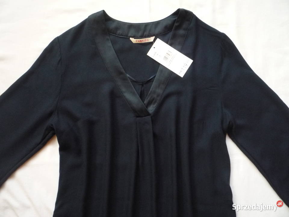 NOWA Camaieu 36S 38M Granatowa Bluzka Elegancka Szczecin