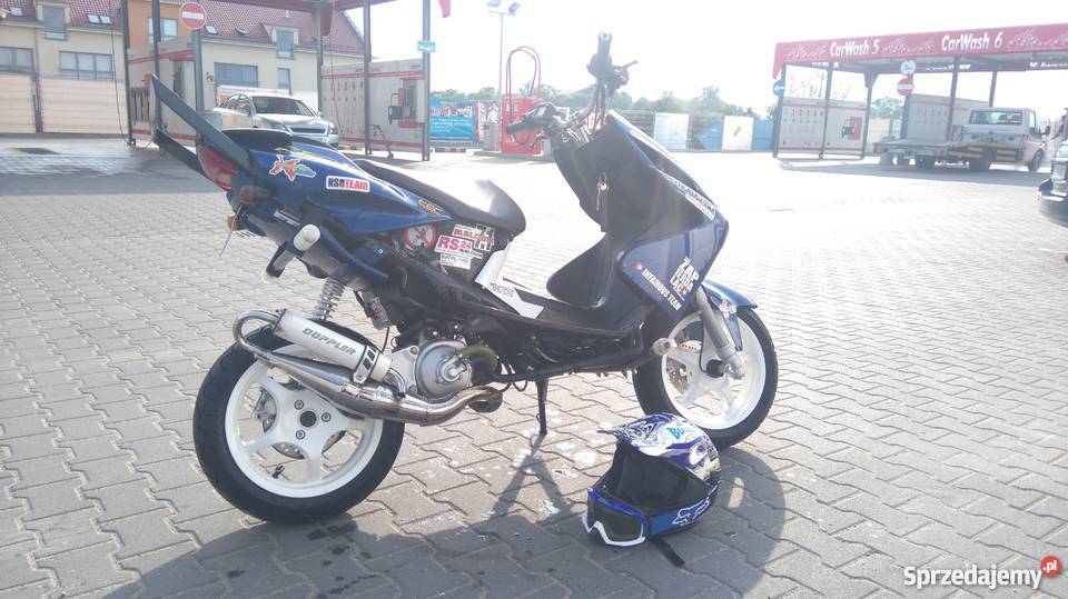 Yamaha Aerox 09r 70cc malossi STUNT wielkopolskie Komorniki