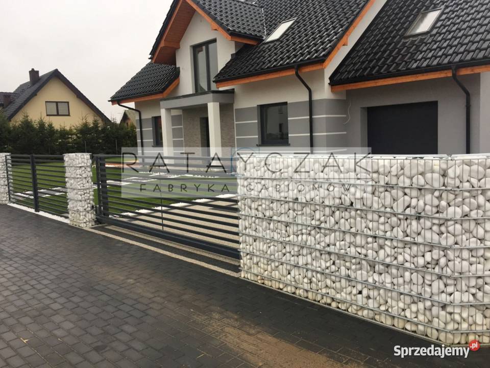 Gabion gabiony Ogrodzenie 240m Frontowe Kosze z Gniewkowo sprzedam