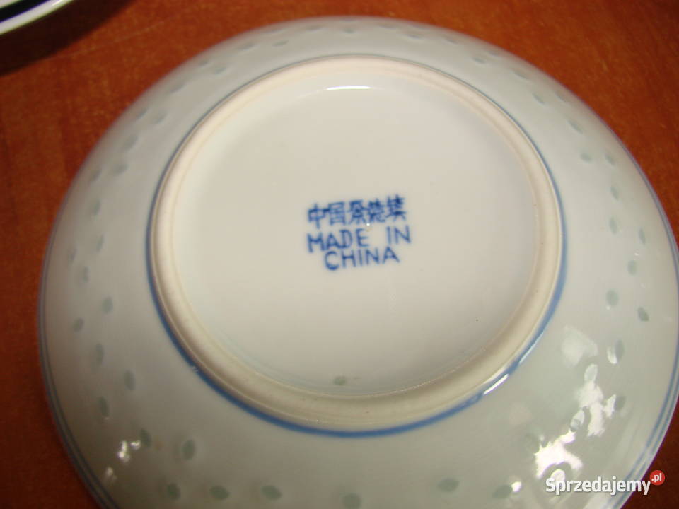 chińska ryżowa porcelana talerzyk Porcelana i szkło pomorskie Pruszcz Gdański