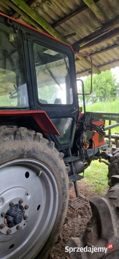 Ciągnik MTZ z turem bass trima Pieniężno