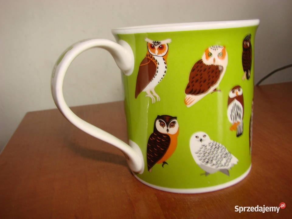 Sowy kubek Dunnon Kate Mawdsley Porcelana i szkło Pruszcz Gdański