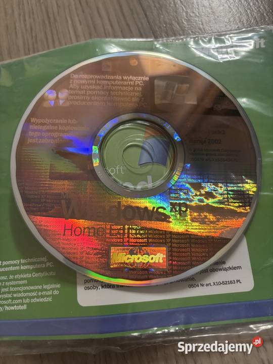 Oryginalny Microsoft Windows XP Home Edition Warszawa