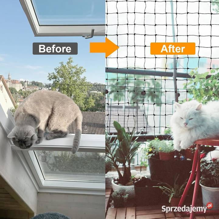 Siatka Na Balkon kotów Psów ochronna Na Gołębie Jaworzno sprzedam