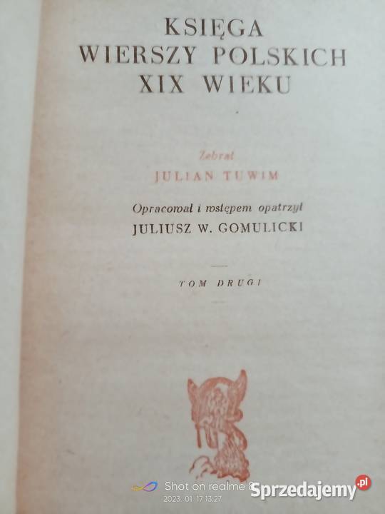 Księga wierszy polskich księgarnia internetowa mazowieckie Warszawa