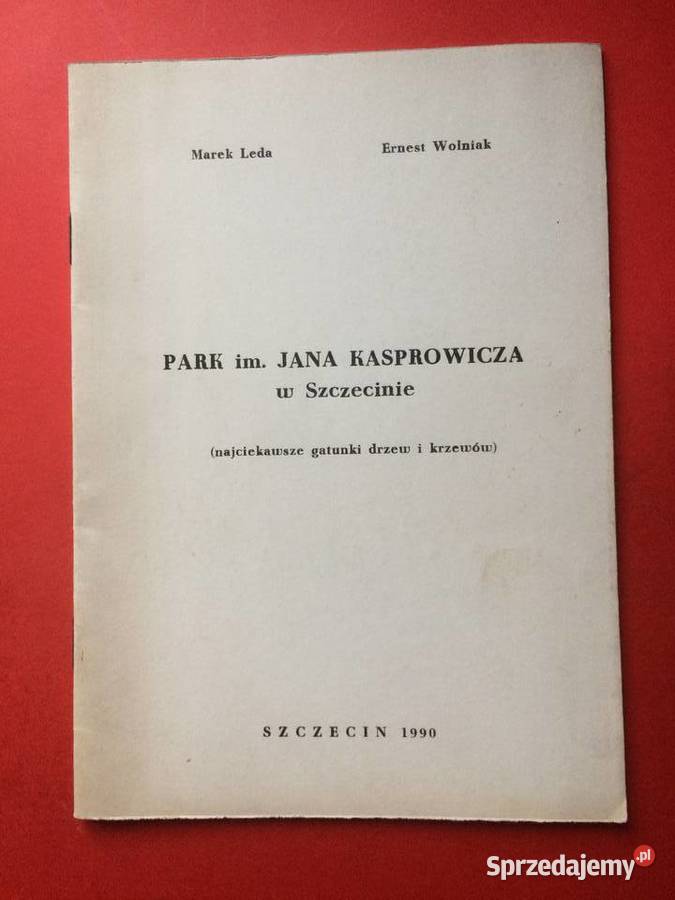 713 Park ImJana Kasprowicza W Szczecinie zachodniopomorskie