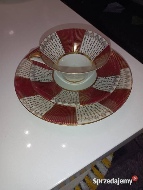 Stare porcelanowe komplety filiżanek z Kępno