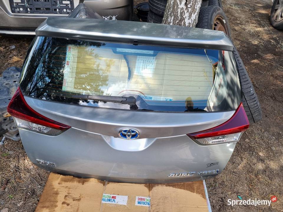 KLAPA TYLNA TYŁ BAGAŻNIKA SZYBA 1G6 TOYOTA AURIS