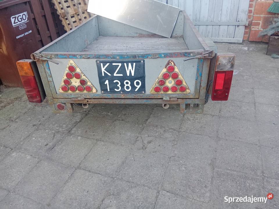 Przyczepka przyczepa samochodowa lekka Przyczepy i naczepy wielkopolskie Jarocin