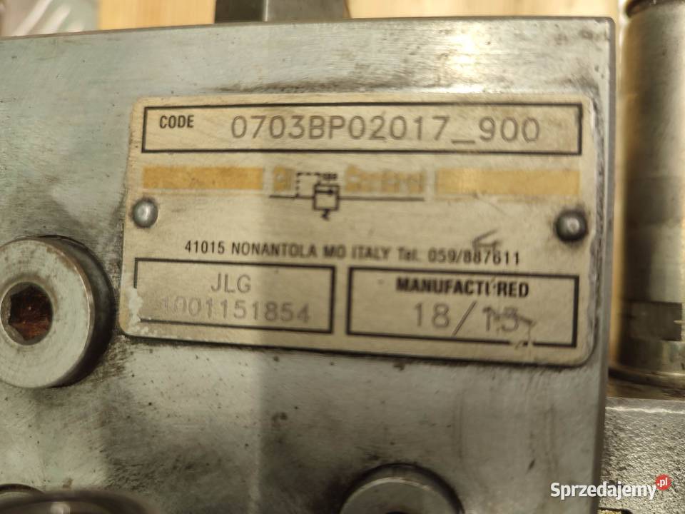 Blok hydrauliczny CAT TH 337 0703BP02017 Pozostałe wielkopolskie Wilkowo