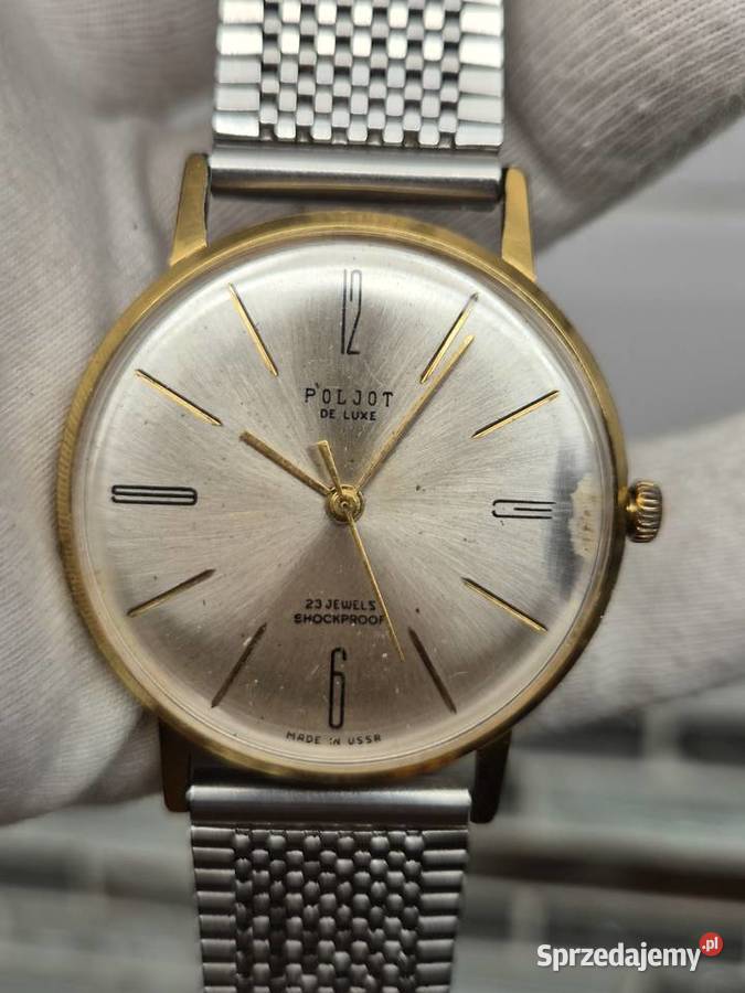 Rzadki zegarek Poljot de Lux