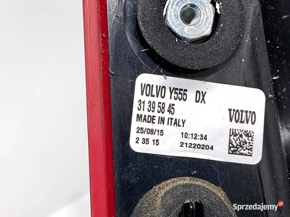 LAMPA PRAWY TYŁ VOLVO V40 31395845 Hatchback