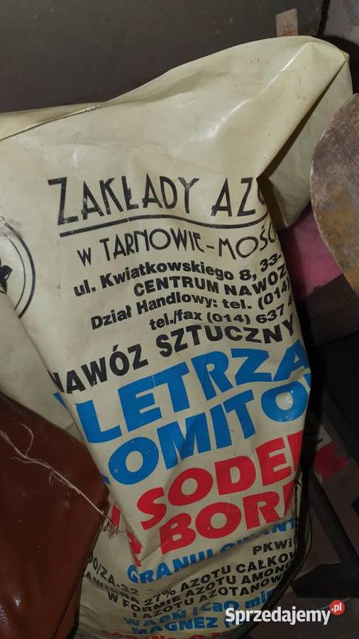 Nawóz sztuczny granulowany 50 saletrzak z sodem Nawozy i preparaty Warszawa