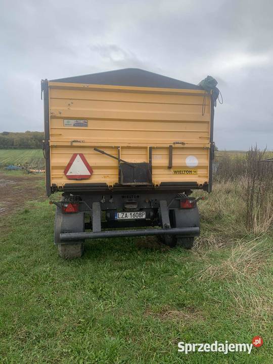 Sprzedam przyczepę 12 ton żółta lubelskie Zamość