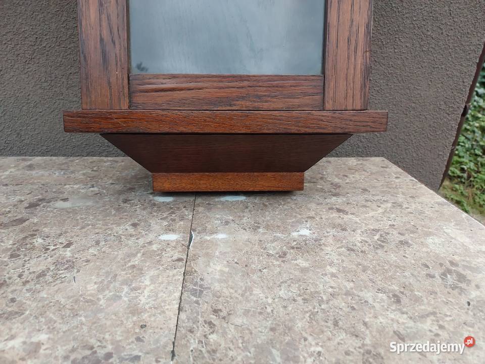 Szafka witrynka z obudowy starego przedwojennego Tczew