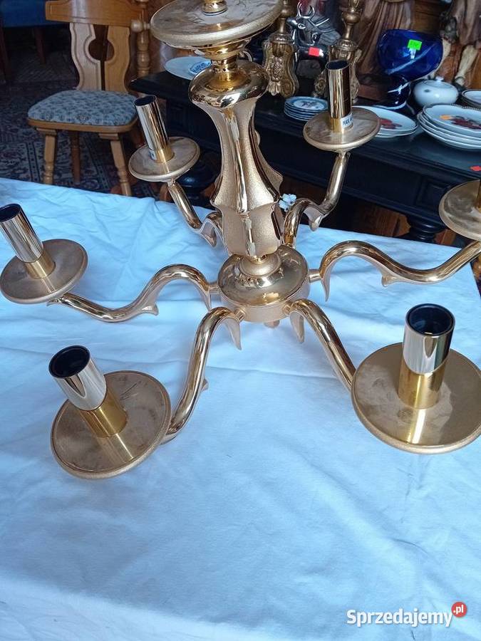 Lampa mosiężna Lampy wiszące Tarnogród sprzedam