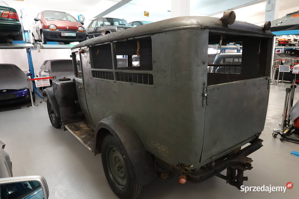 Citron C6F półciężarówka 1930 oryginał z piecem 52KM