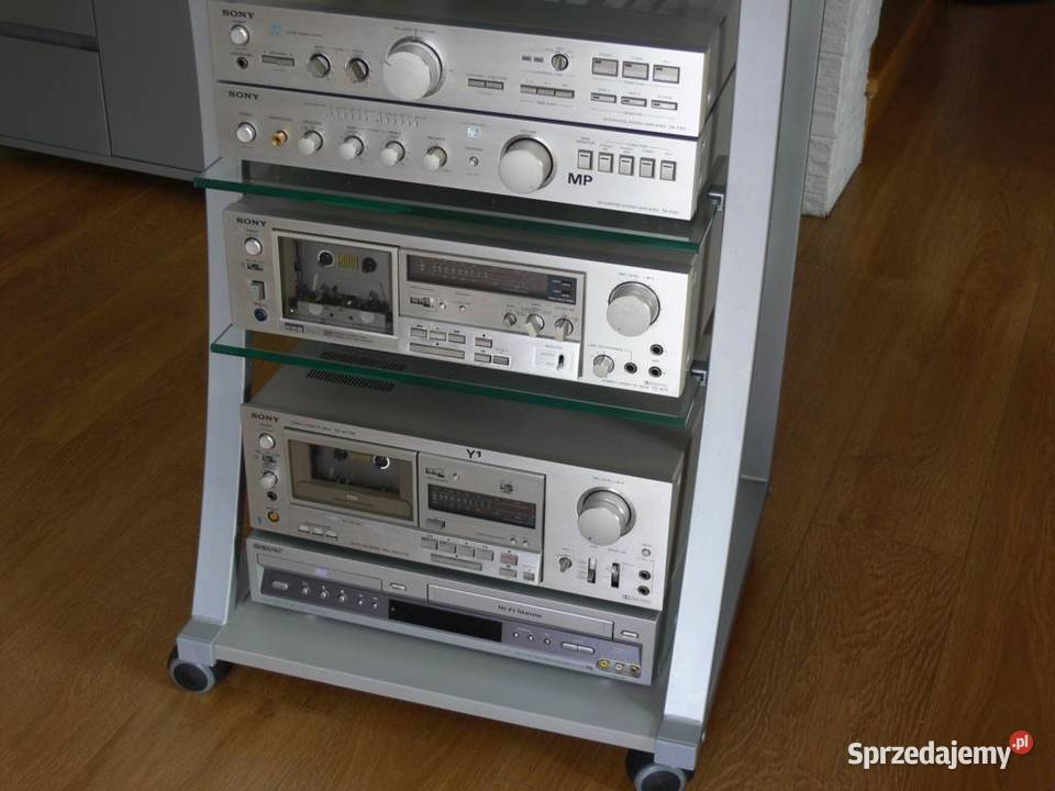 Stolik szafka pod sprzęt audio szkło